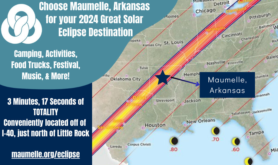 Experience the Solar Eclipse in Maumelle April 58th 2024 Maumelle